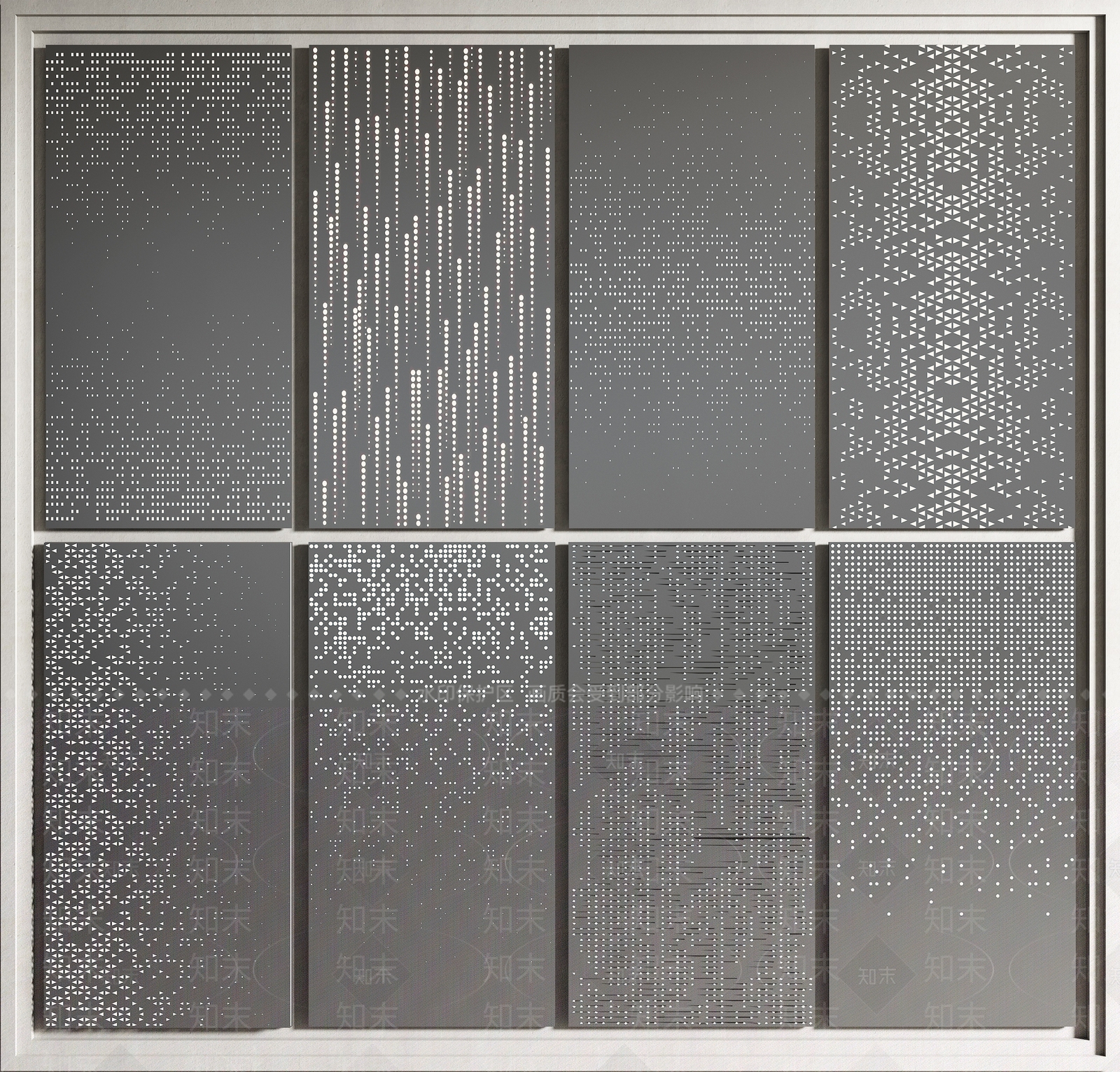 现代护墙板3D模型下载【ID:1186285286】