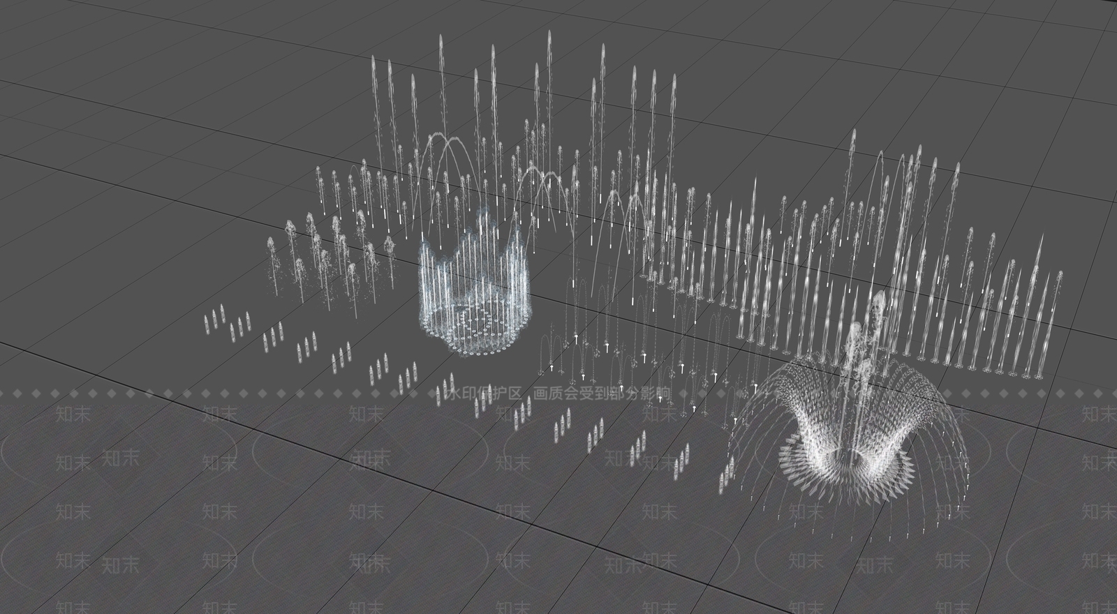 现代滨水景观SU模型下载【ID:1186286353】