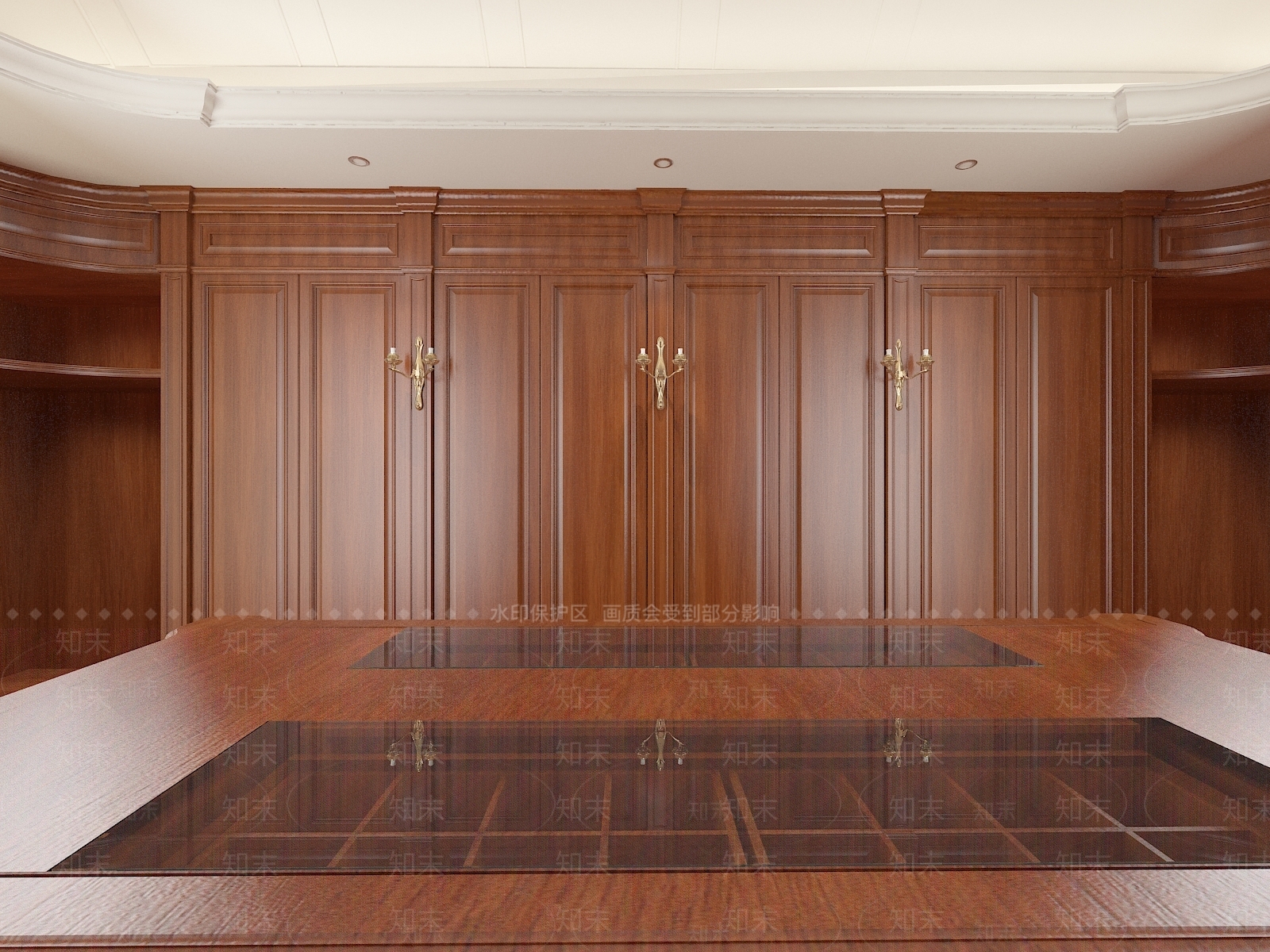 中式欧式衣帽间3D模型下载【ID:1186286448】