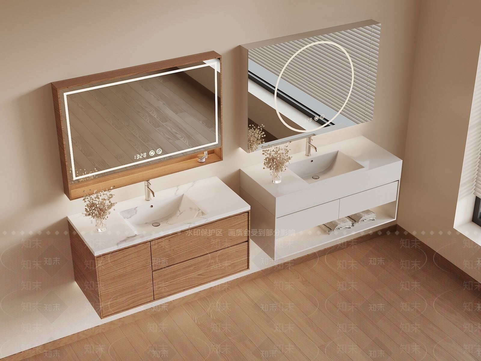 浴室柜3D模型下载【ID:1186289537】