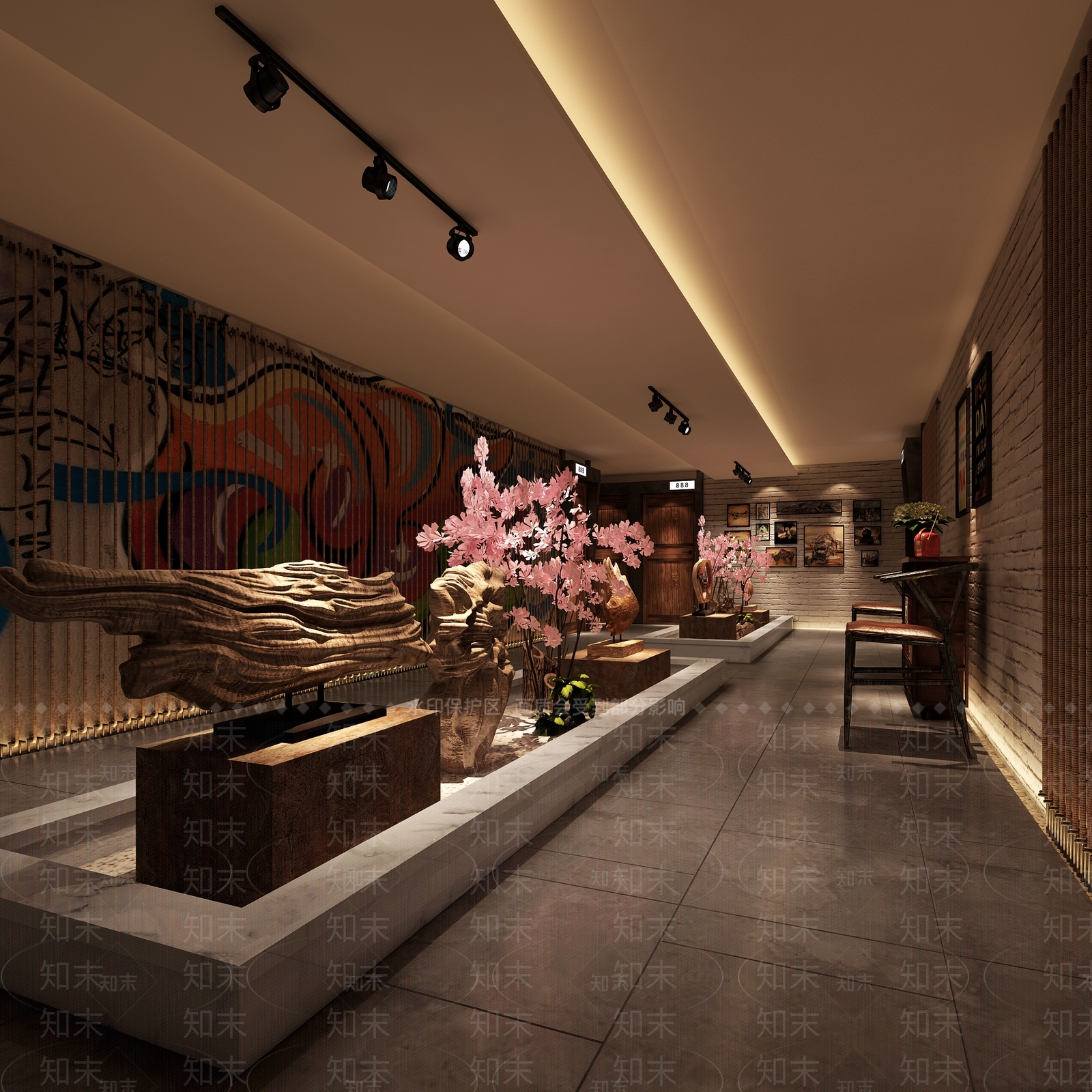 工业足浴店3D模型下载【ID:1186289776】