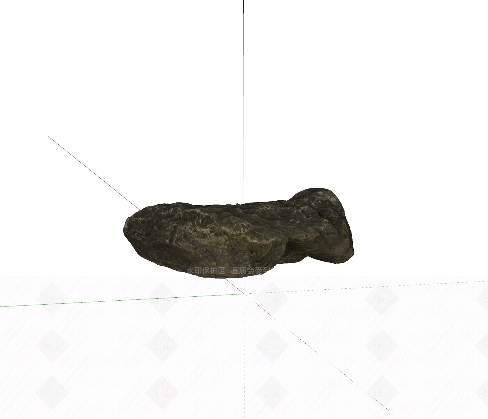 现代石头SU模型下载【ID:1186294784】