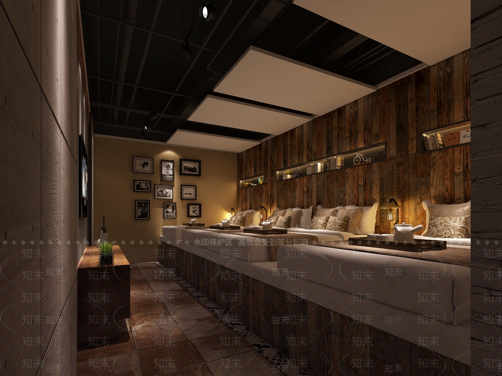 工业足浴店3D模型下载【ID:1186290755】