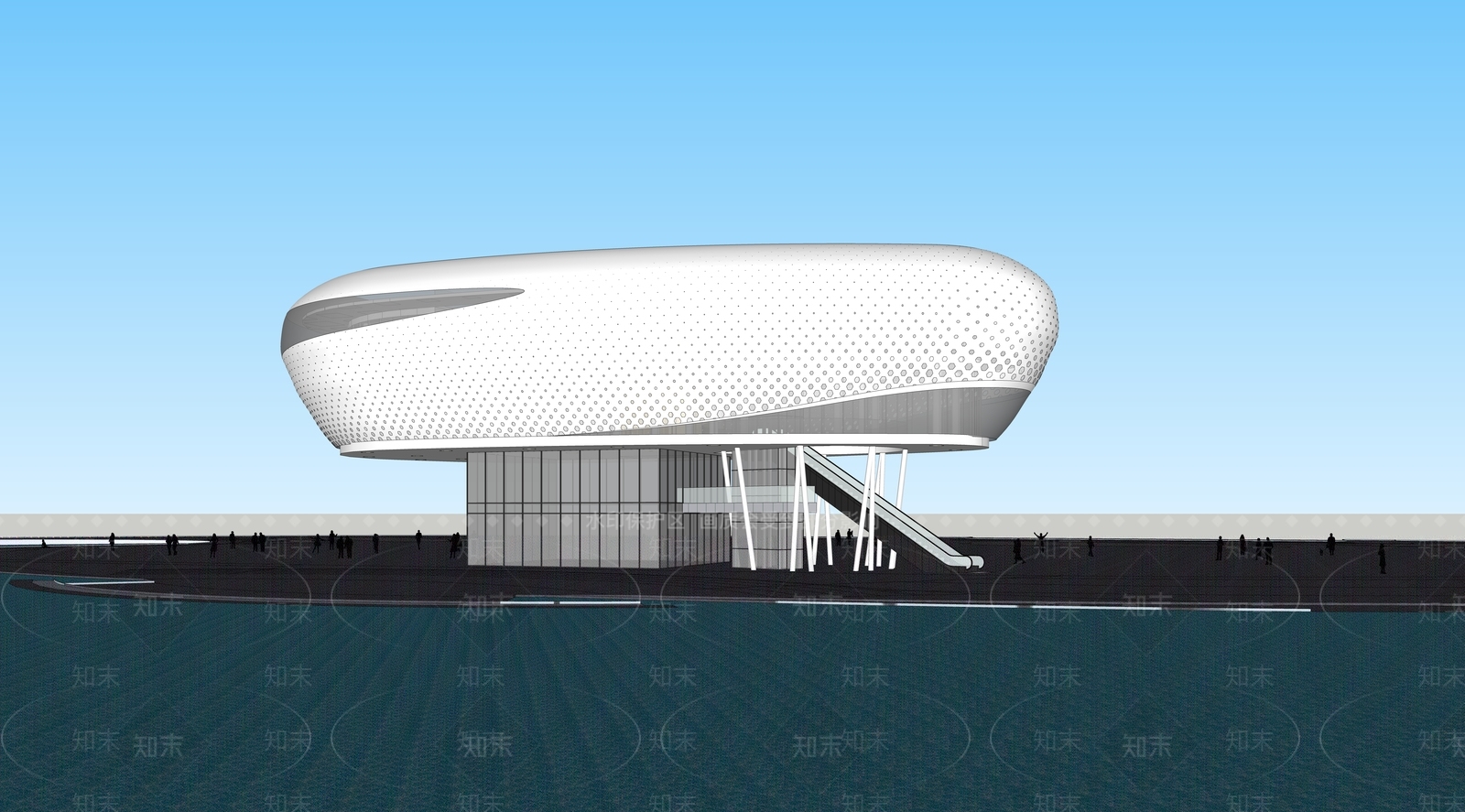 现代小公建SU模型下载【ID:1186292112】
