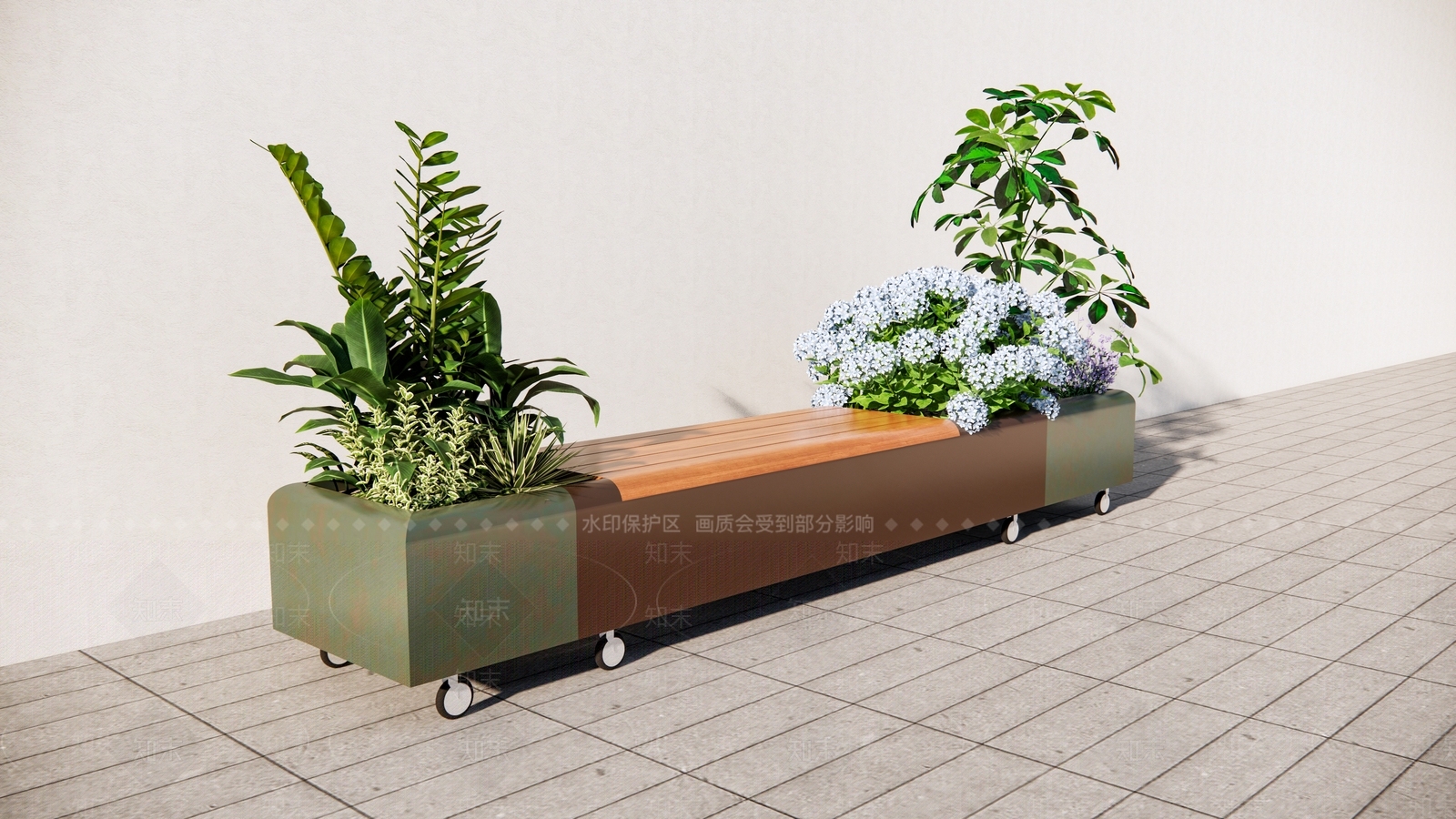 花草SU模型下载【ID:1186294497】