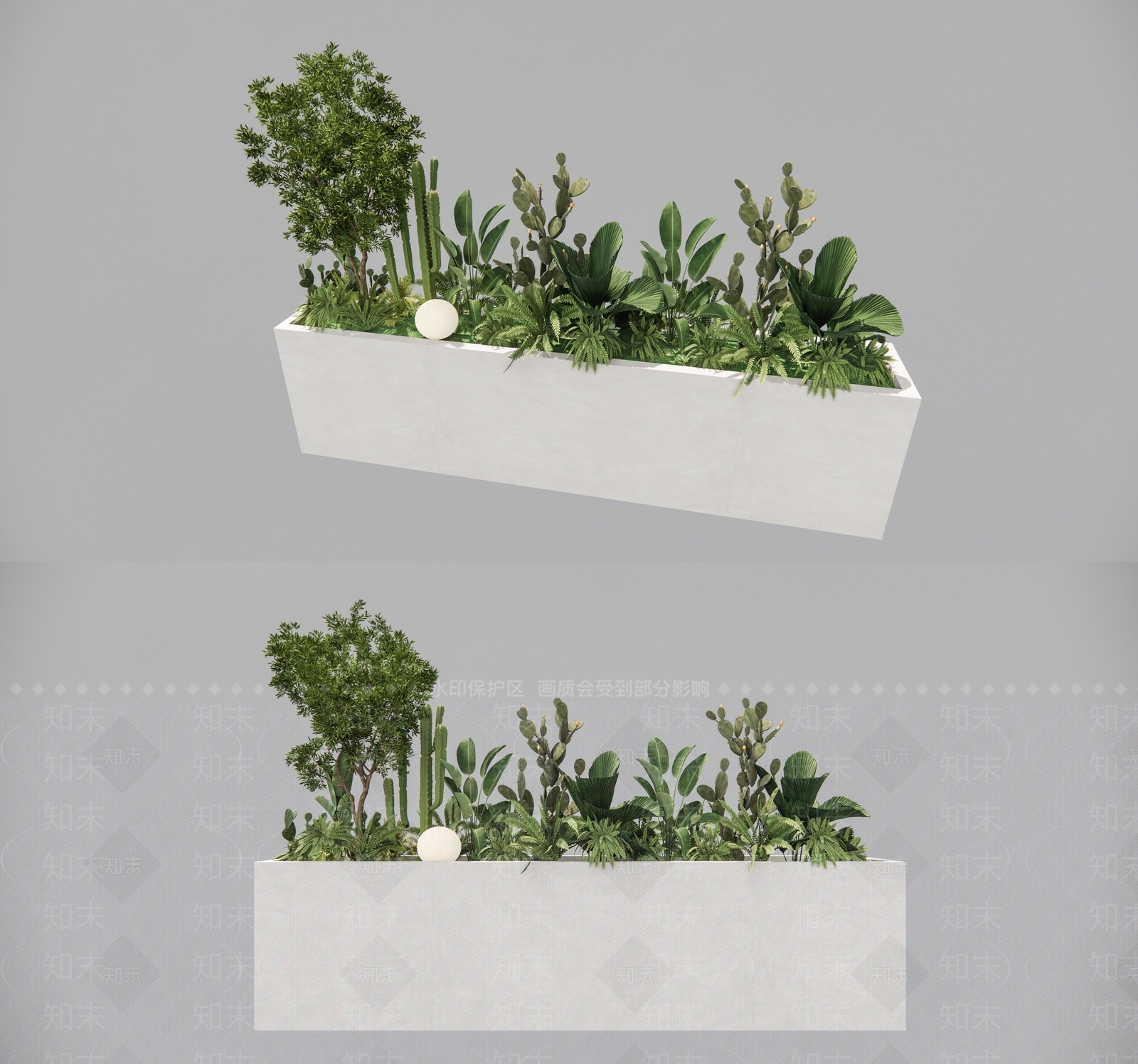 植物组合SU模型下载【ID:1186301963】