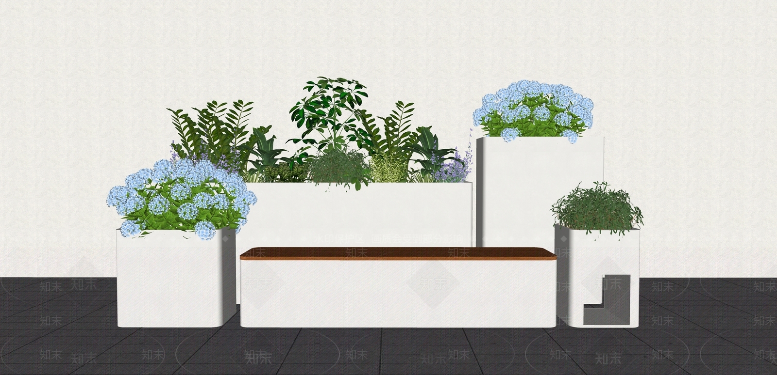 花草SU模型下载【ID:1186303591】
