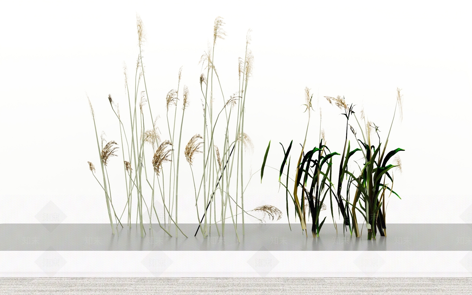 花草组合3D模型下载【ID:1186305543】