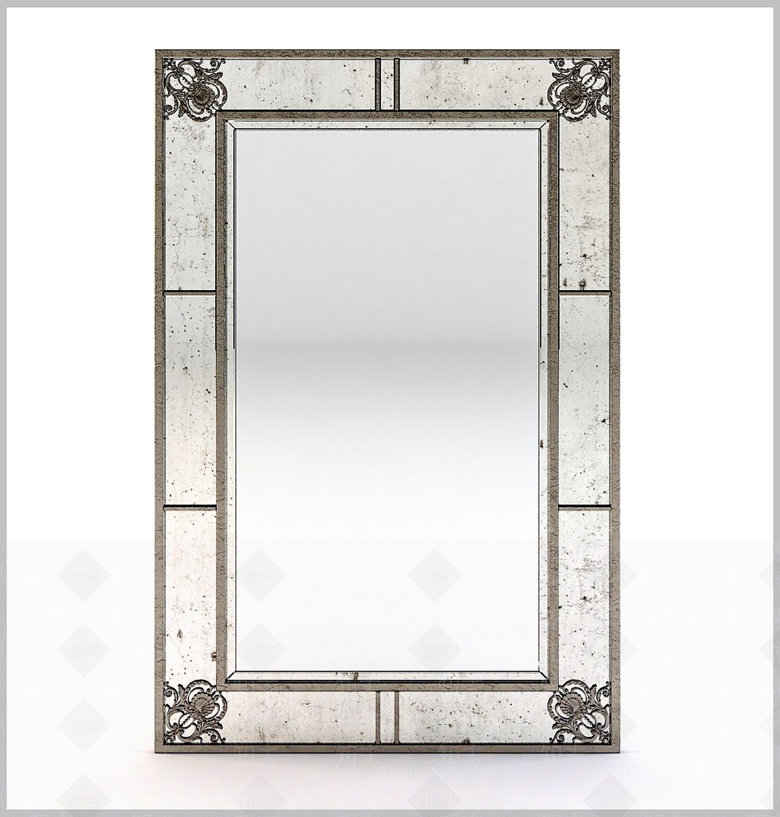 美式欧式镜子SU模型下载【ID:1186305492】
