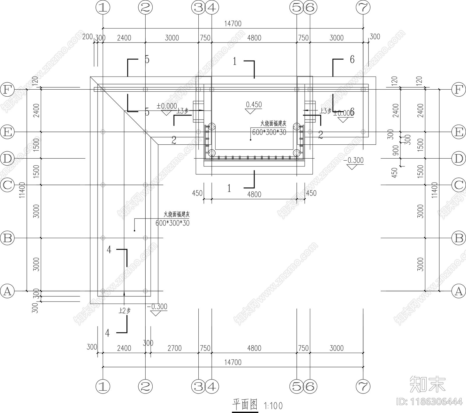 其他古建筑cad施工图下载【ID:1186306444】