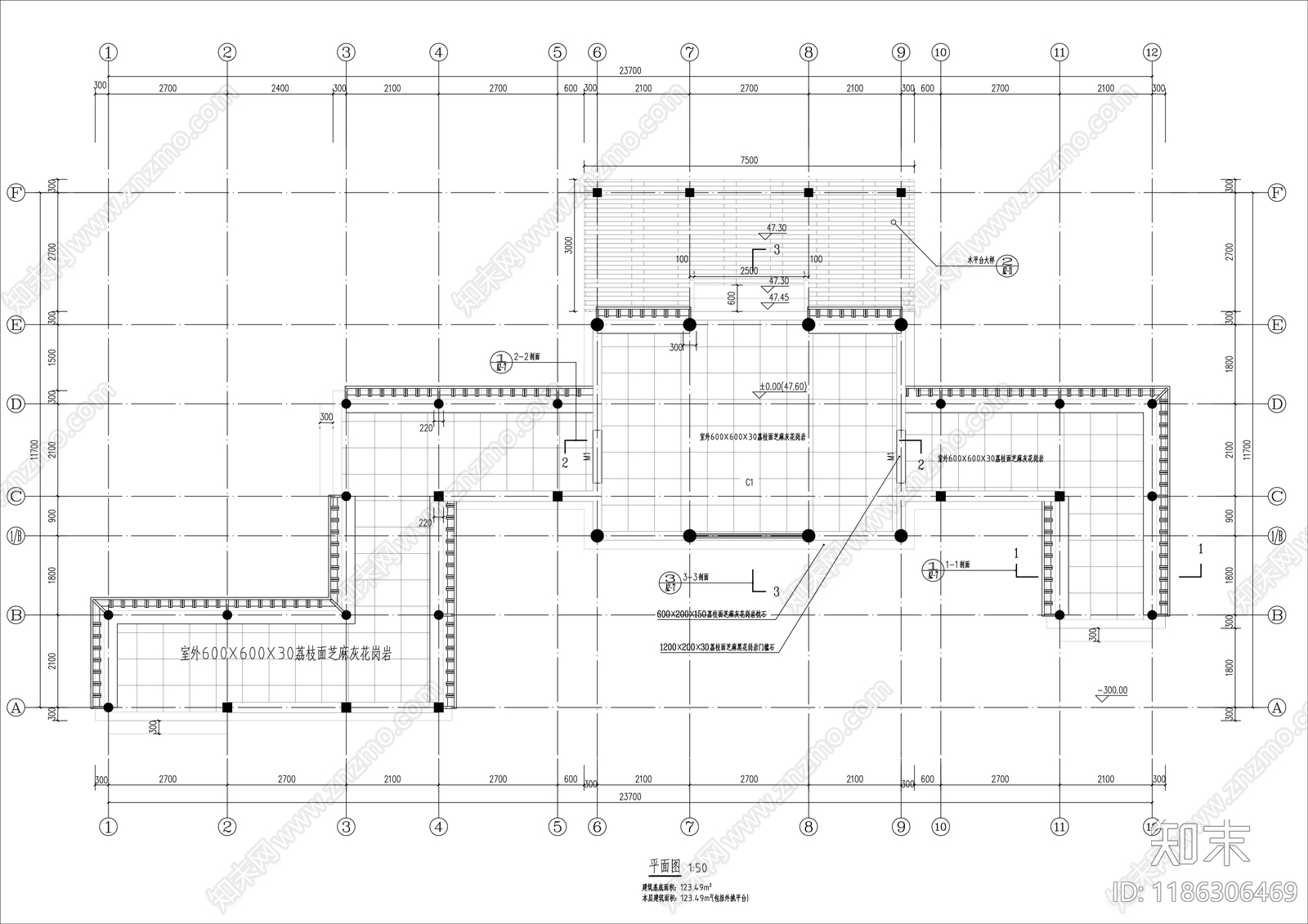 其他古建筑cad施工图下载【ID:1186306469】