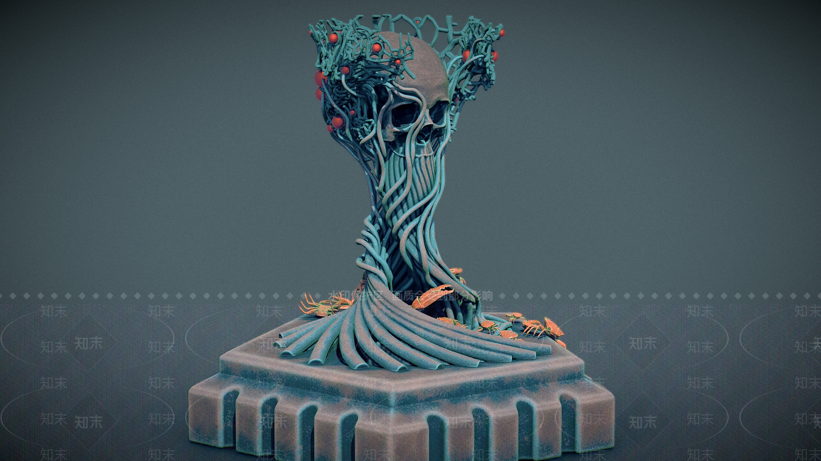 现代艺术风格建筑3D模型下载【ID:1186310286】