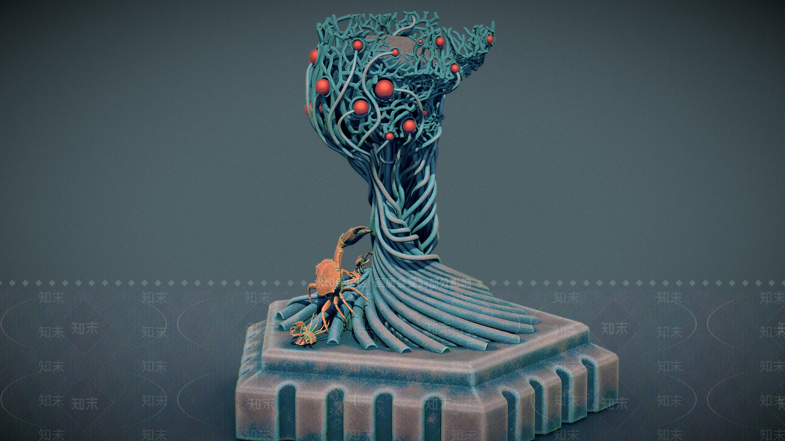 现代艺术风格建筑3D模型下载【ID:1186310286】