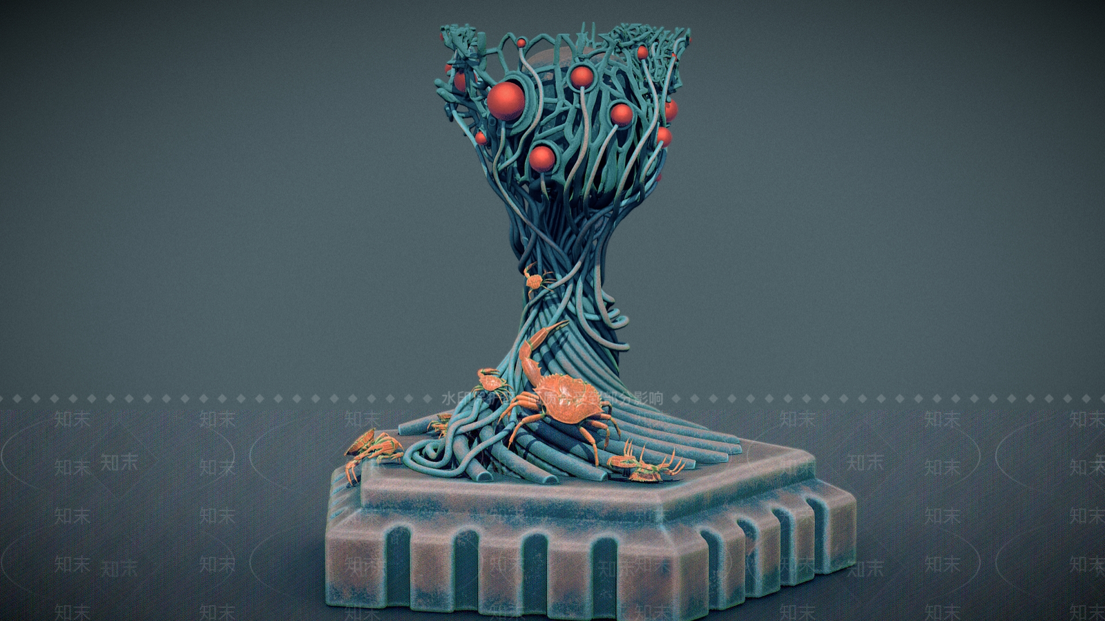 现代艺术风格建筑3D模型下载【ID:1186310286】