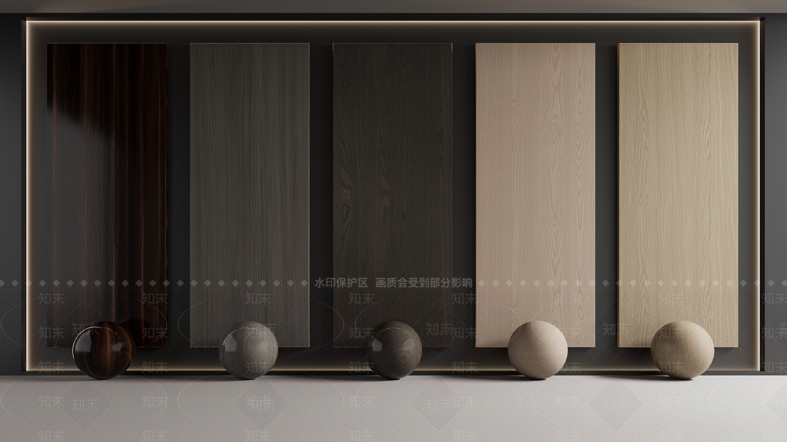 现代护墙板3D模型下载【ID:1186319113】