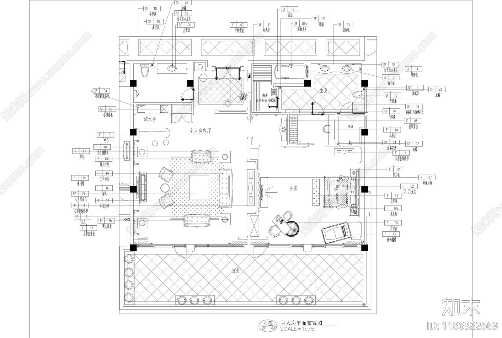 会所cad施工图下载【ID:1186322669】
