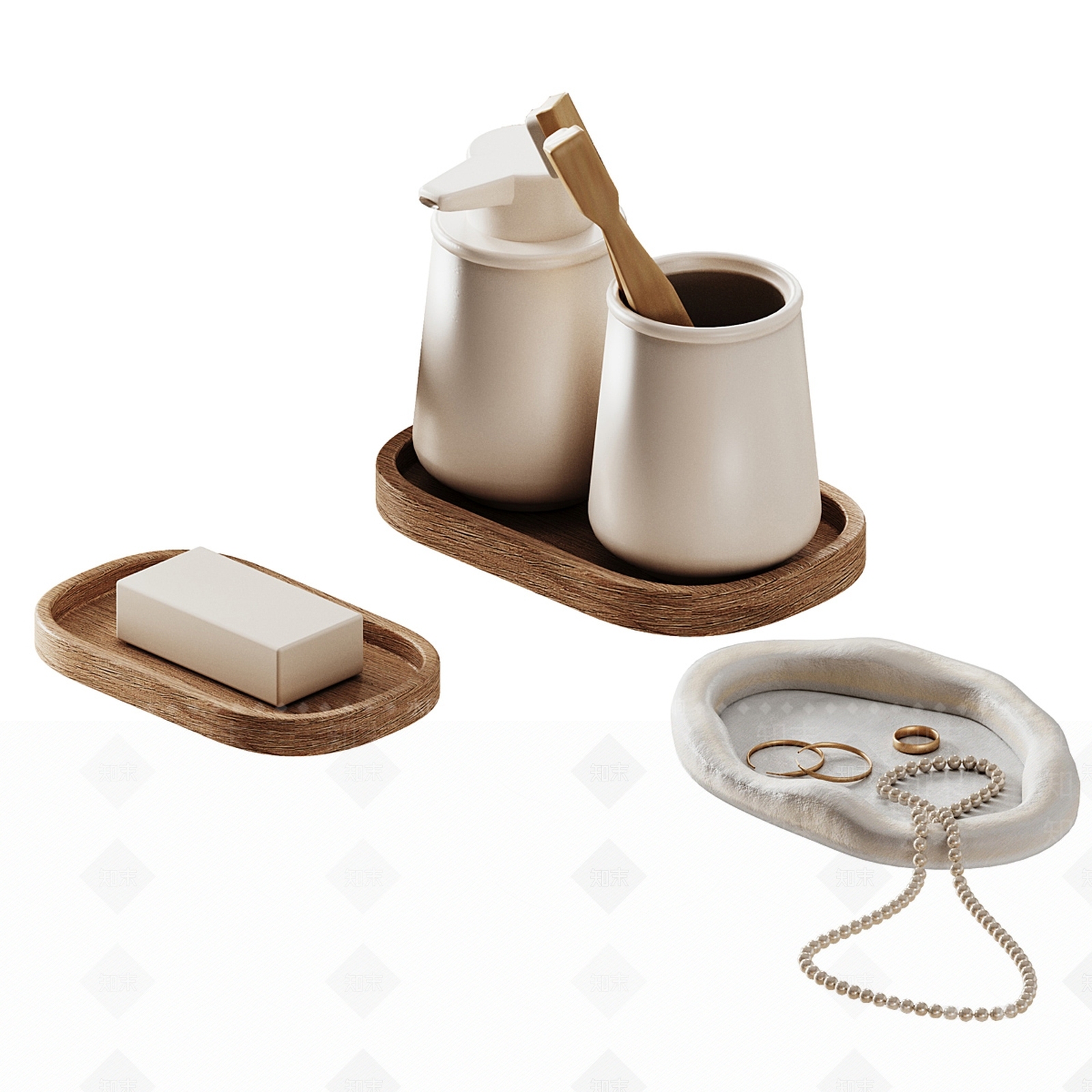 洗浴用品3D模型下载【ID:1186322284】