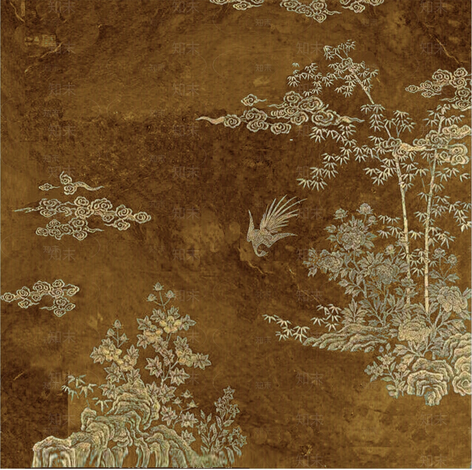 新中式中式挂画贴图下载【ID:1186334761】