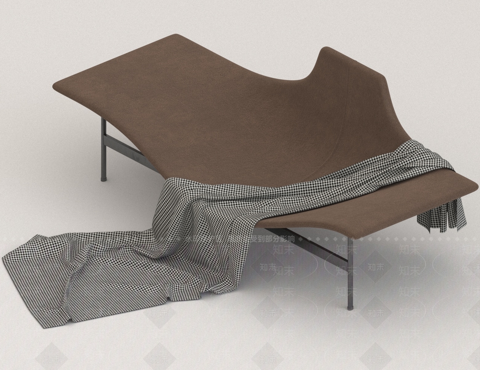现代躺椅3D模型下载【ID:1186351385】