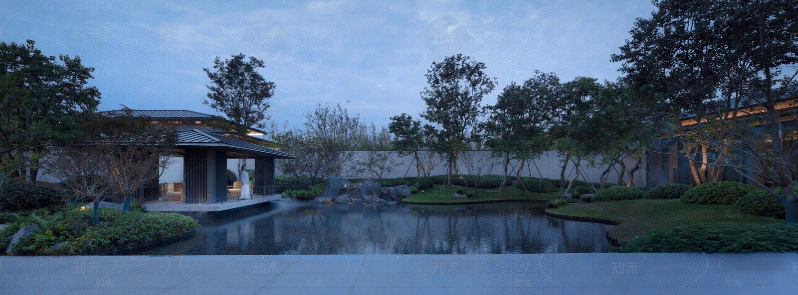 现代新中式其它外景贴图下载【ID:1186386977】