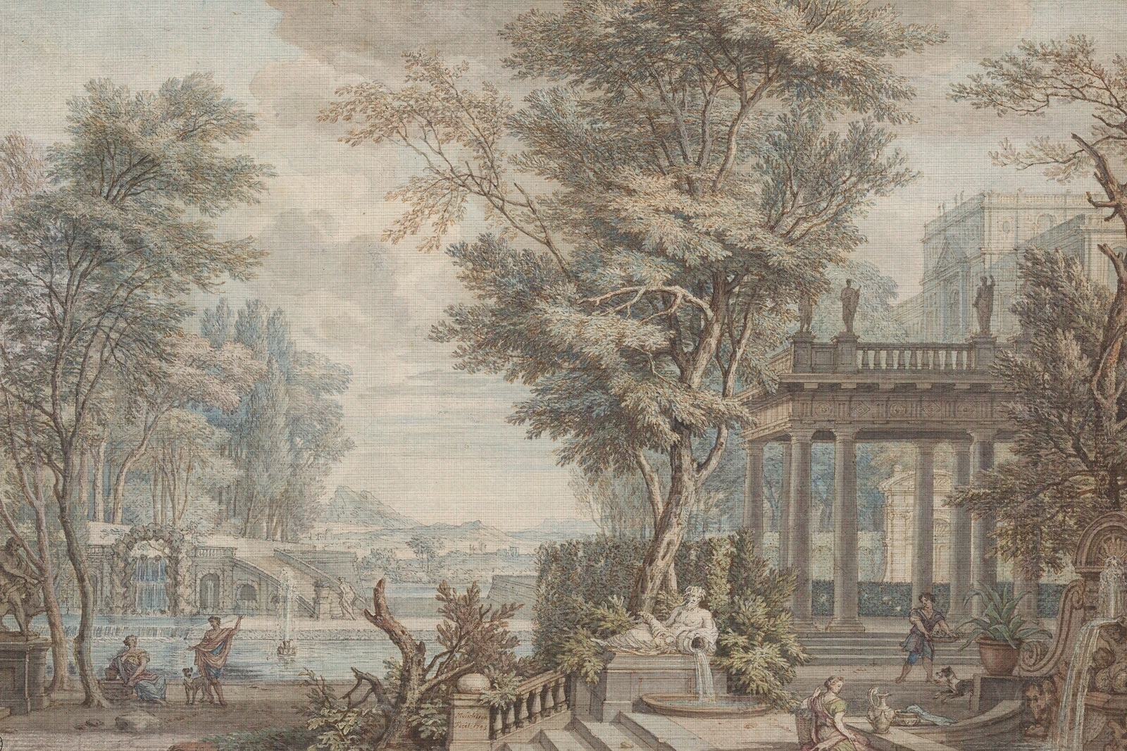 法式美式壁画贴图下载【ID:1186389616】