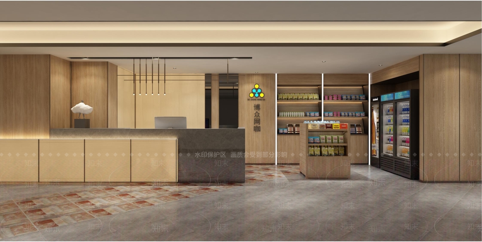 现代网吧网咖3D模型下载【ID:1186389897】