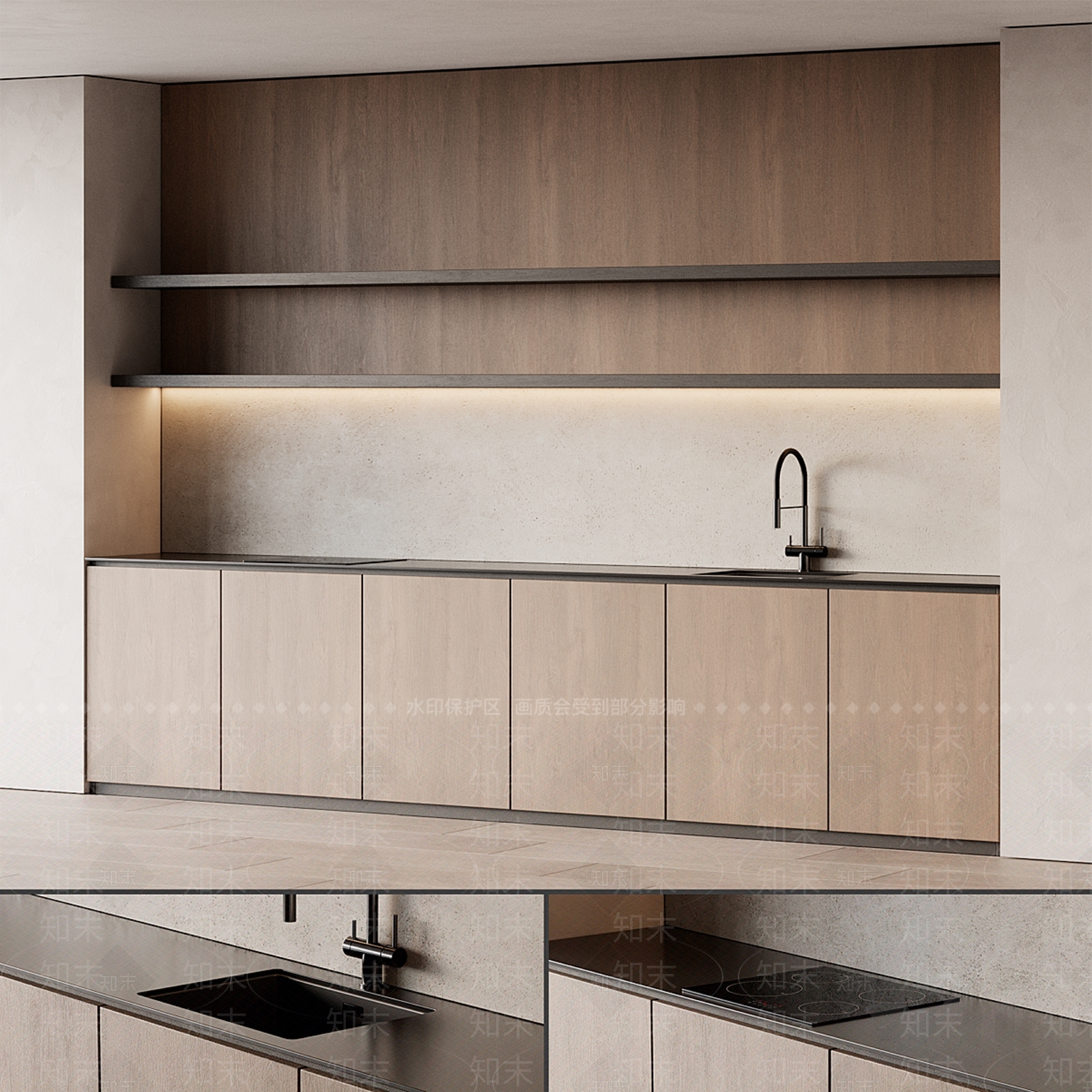 橱柜3D模型下载【ID:1186415191】