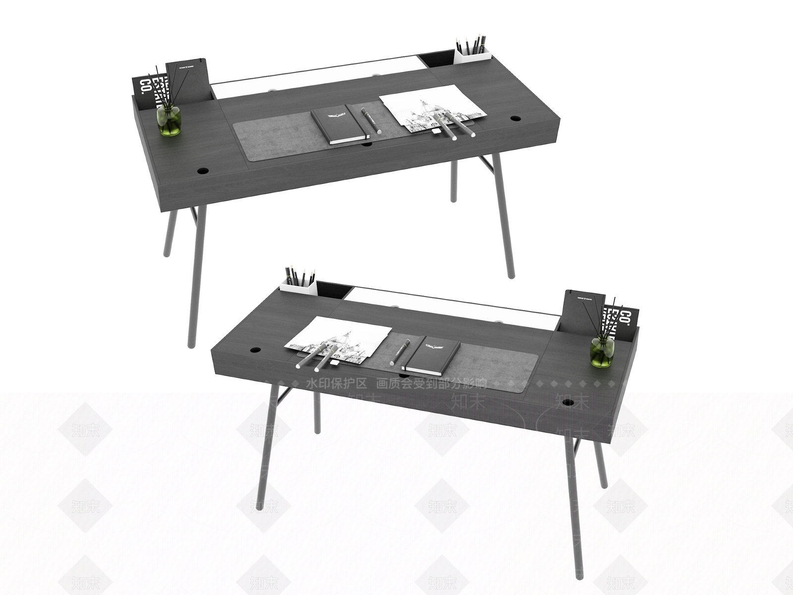 现代其他桌子3D模型下载【ID:1186427752】
