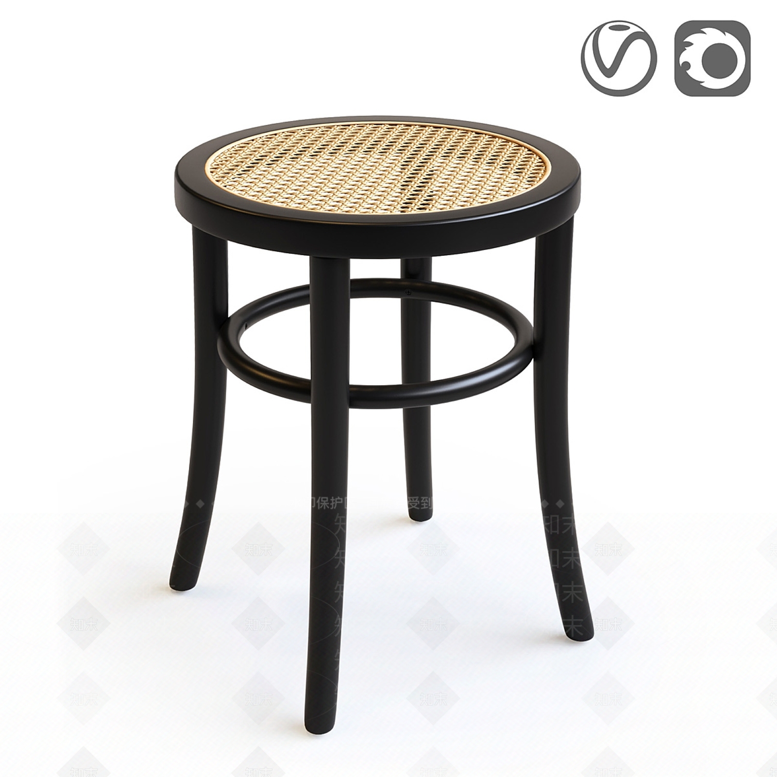 中古侘寂其他凳子SU模型下载【ID:1186431855】