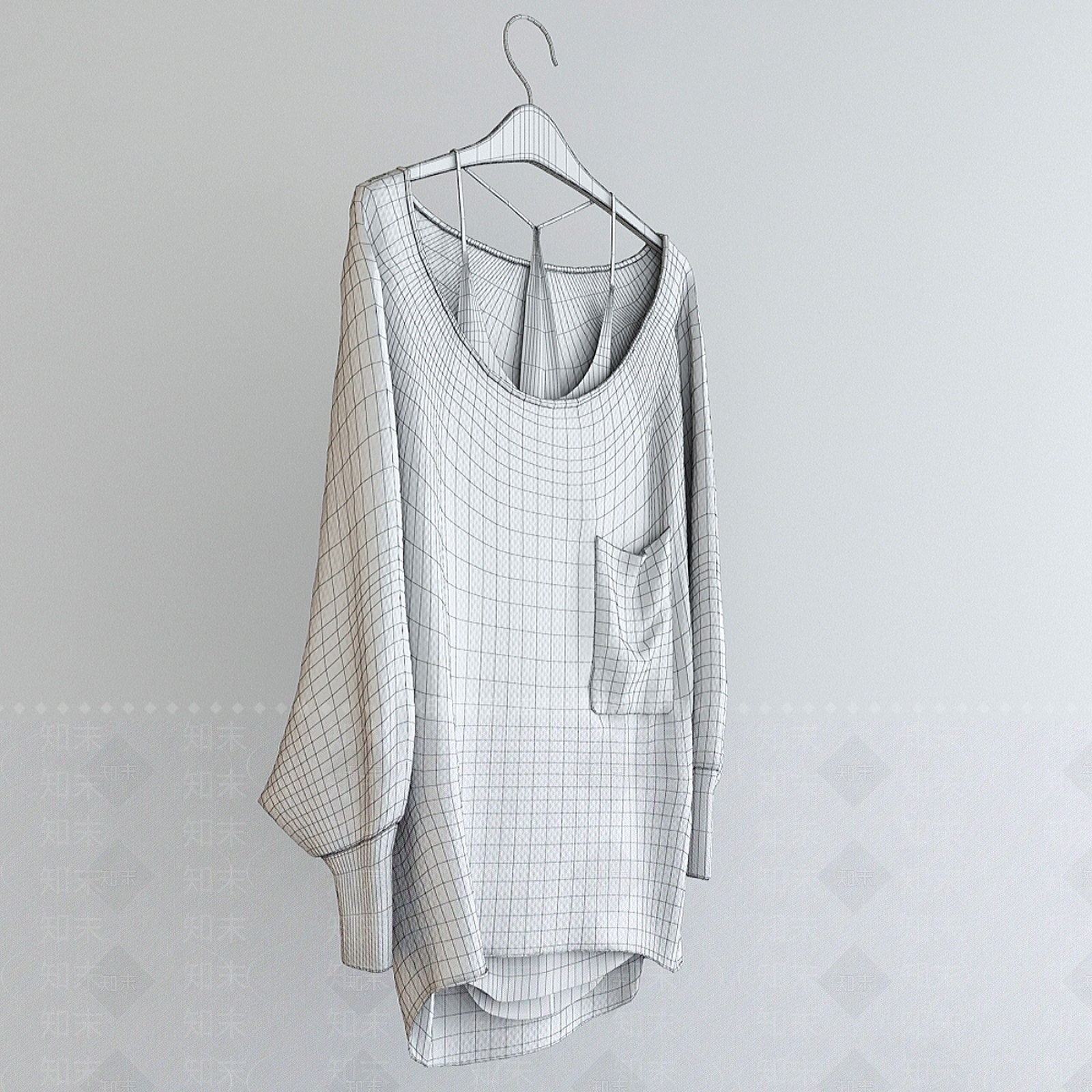 衣服3D模型下载【ID:1186432598】