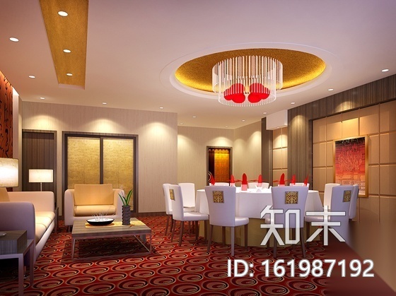 [山东]某酒店设计方案（含效果）cad施工图下载【ID:161987192】