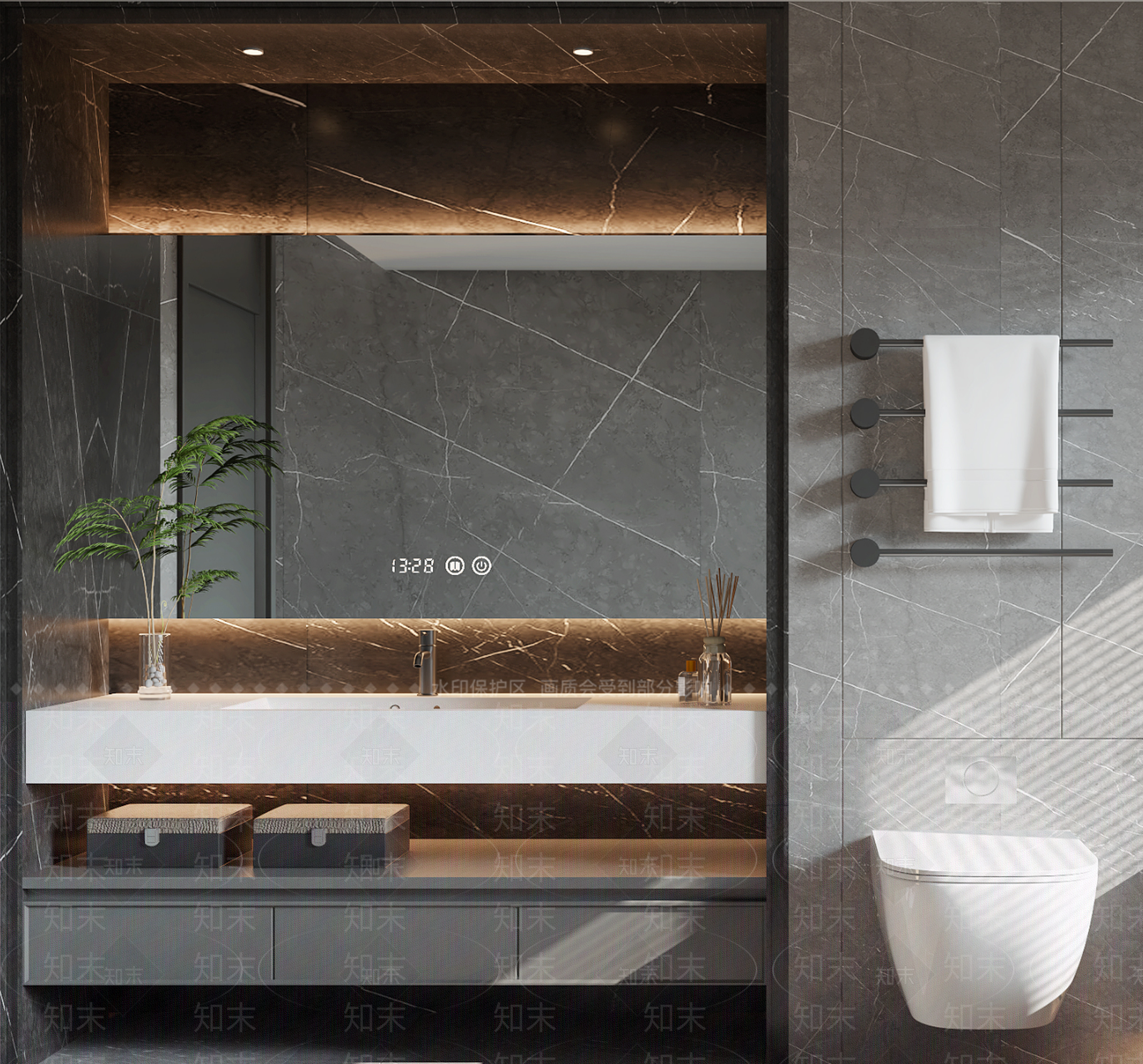 浴室柜3D模型下载【ID:1186438859】