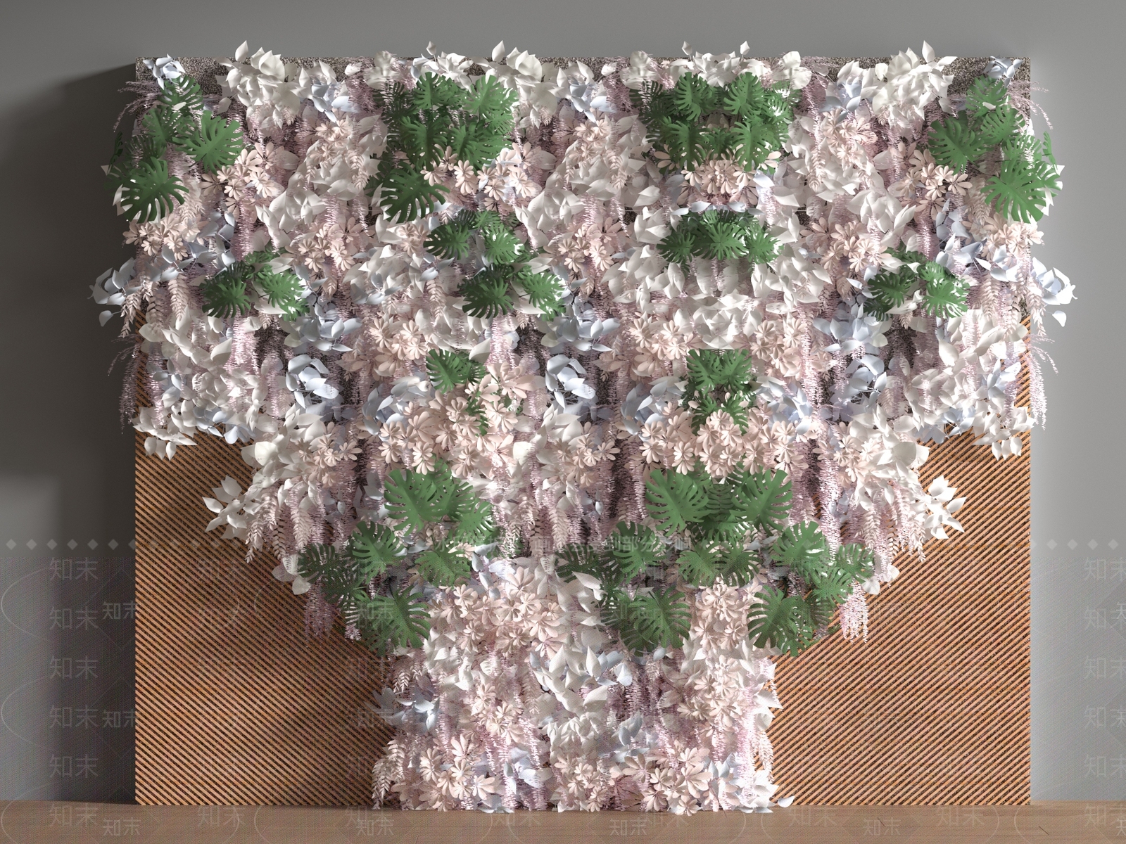 绿植墙3D模型下载【ID:1186441551】