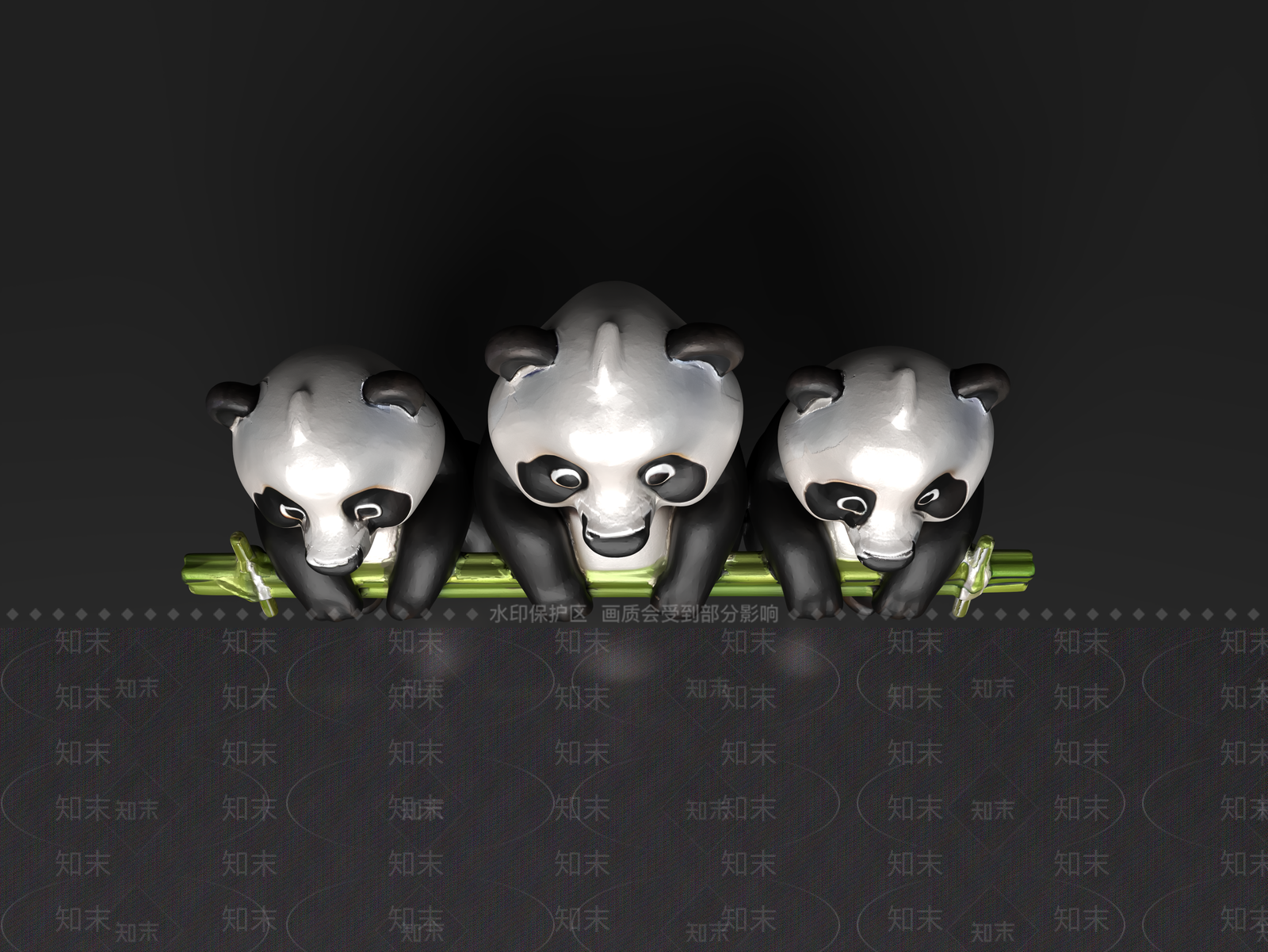 爬行类动物3D模型下载【ID:1186441791】