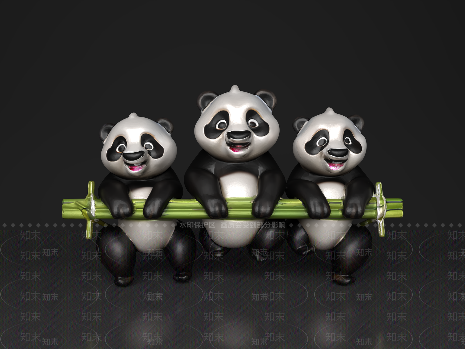 爬行类动物3D模型下载【ID:1186441791】