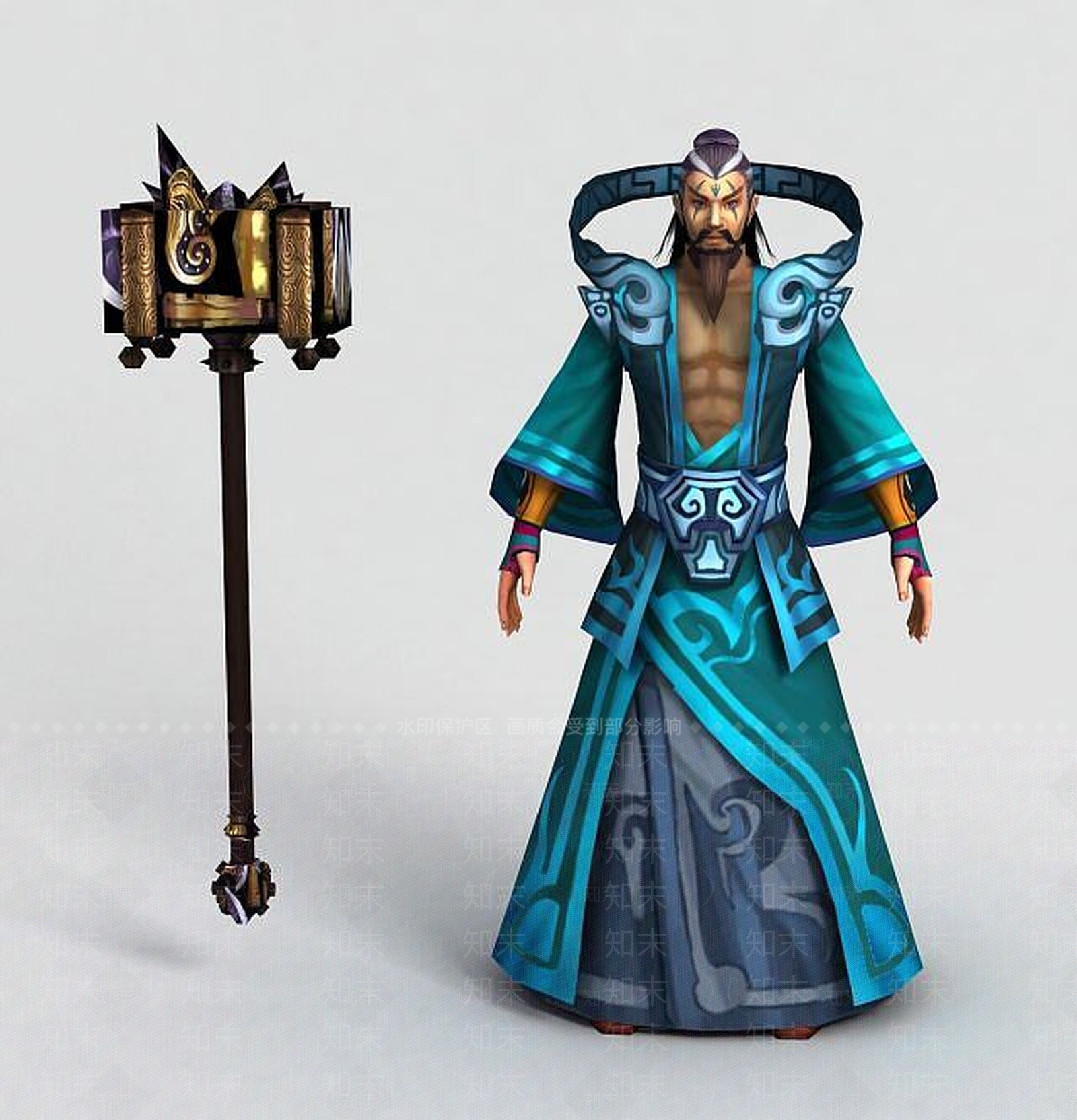 现代虚拟人物3D模型下载【ID:1187852692】