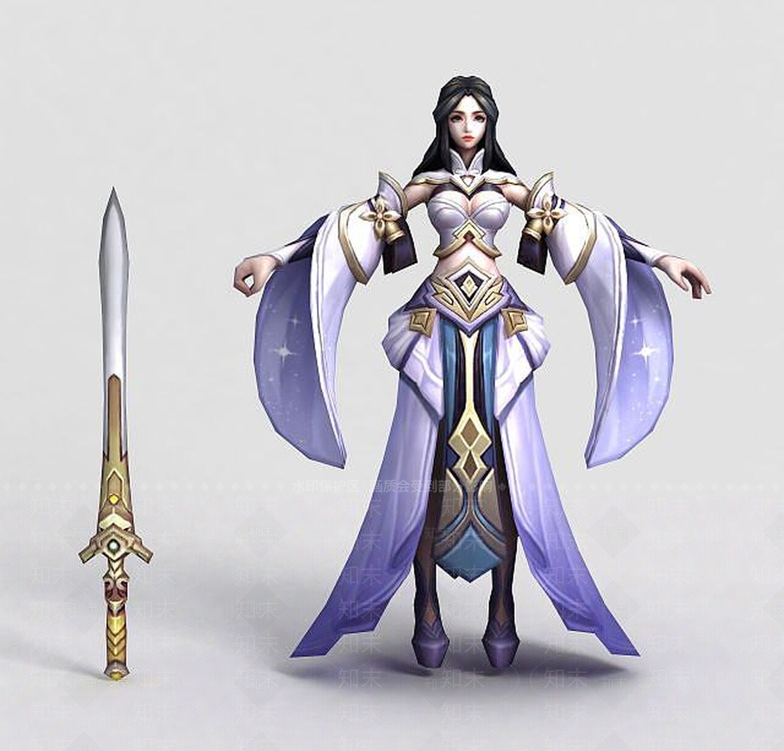 现代虚拟人物3D模型下载【ID:1187855494】