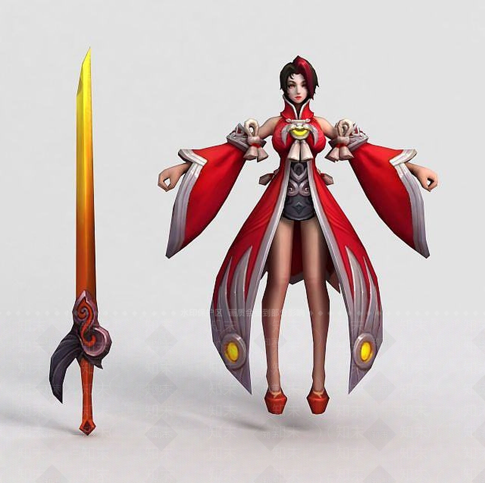现代虚拟人物3D模型下载【ID:1187857742】