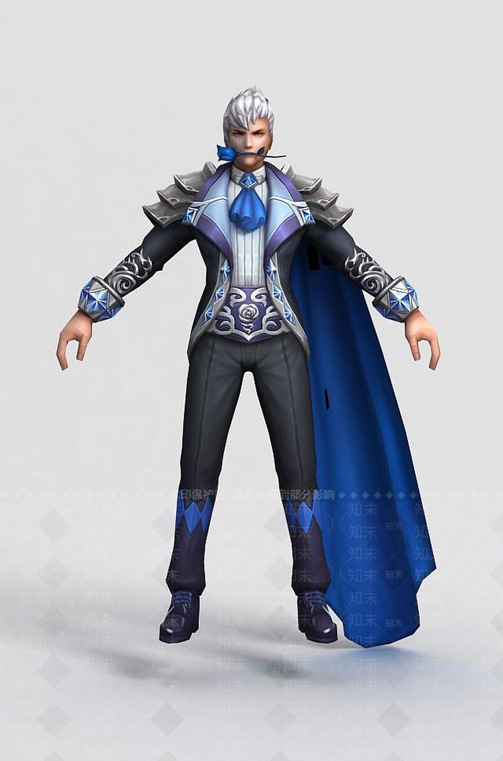现代虚拟人物3D模型下载【ID:1187855347】