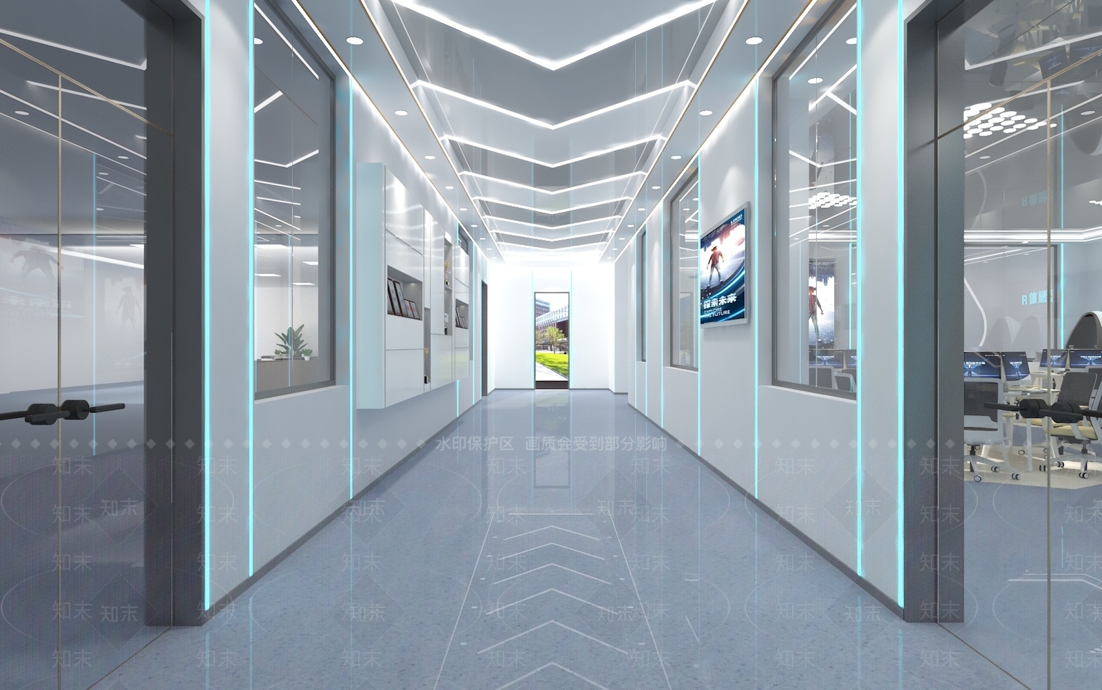 现代教室3D模型下载【ID:1186447333】