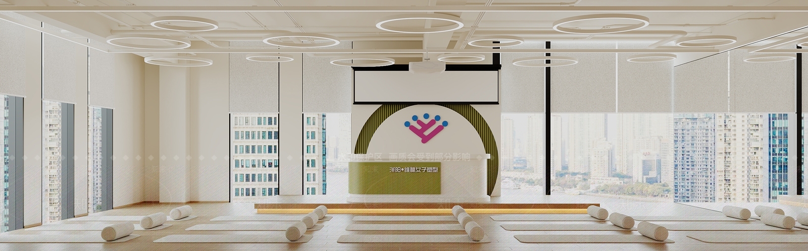 现代瑜伽室3D模型下载【ID:1186451155】