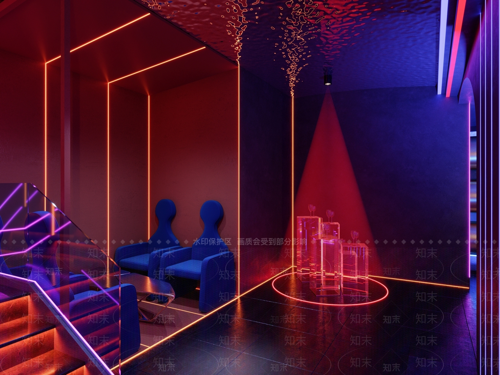 现代酒吧3D模型下载【ID:1186452923】