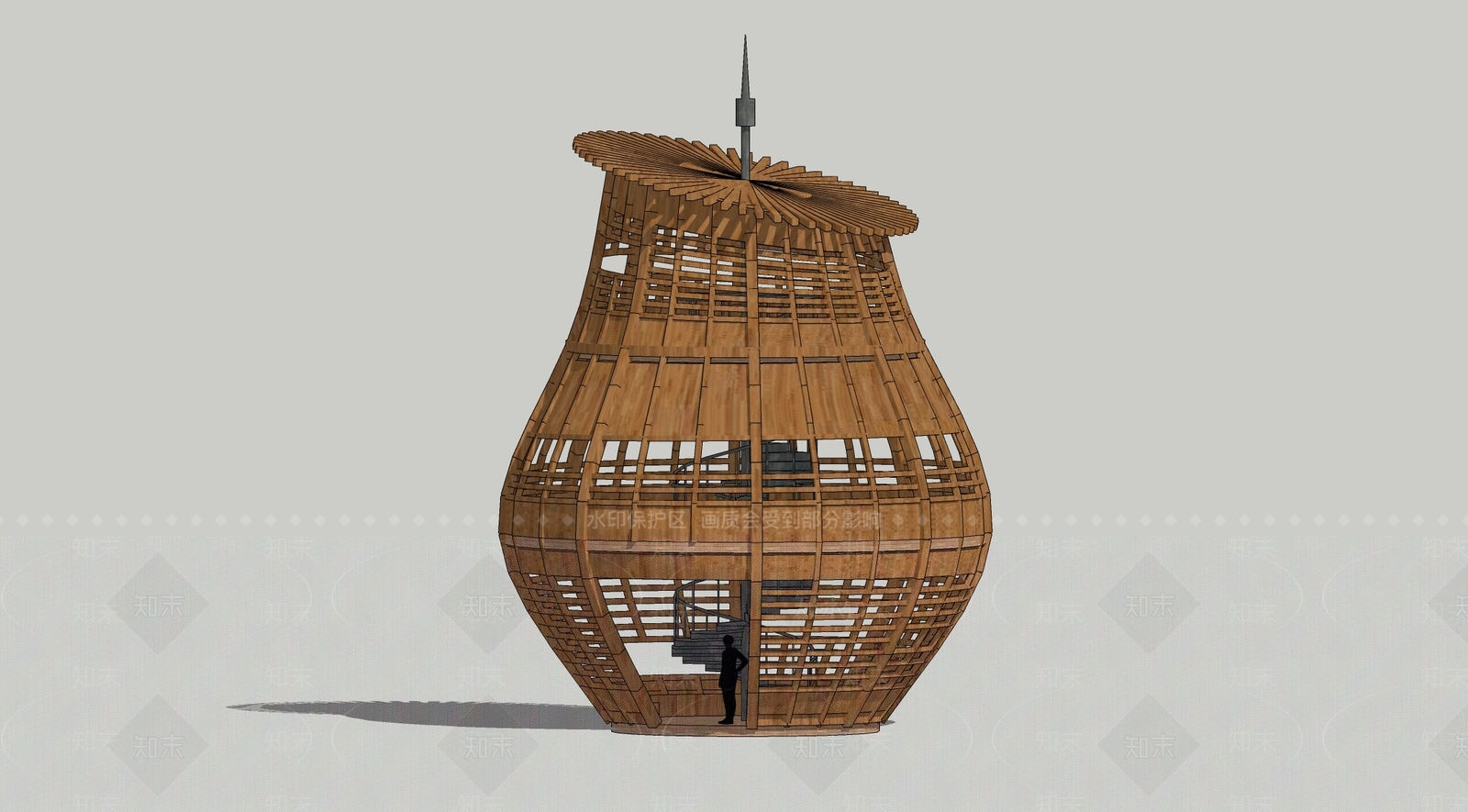 现代其他景观小建筑SU模型下载【ID:1186453223】