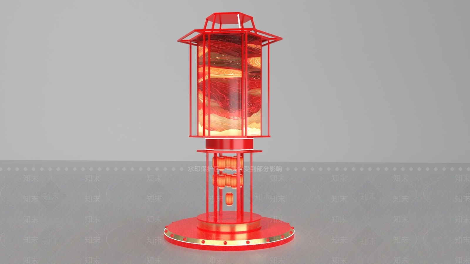 新中式中式美陈3D模型下载【ID:1186454782】