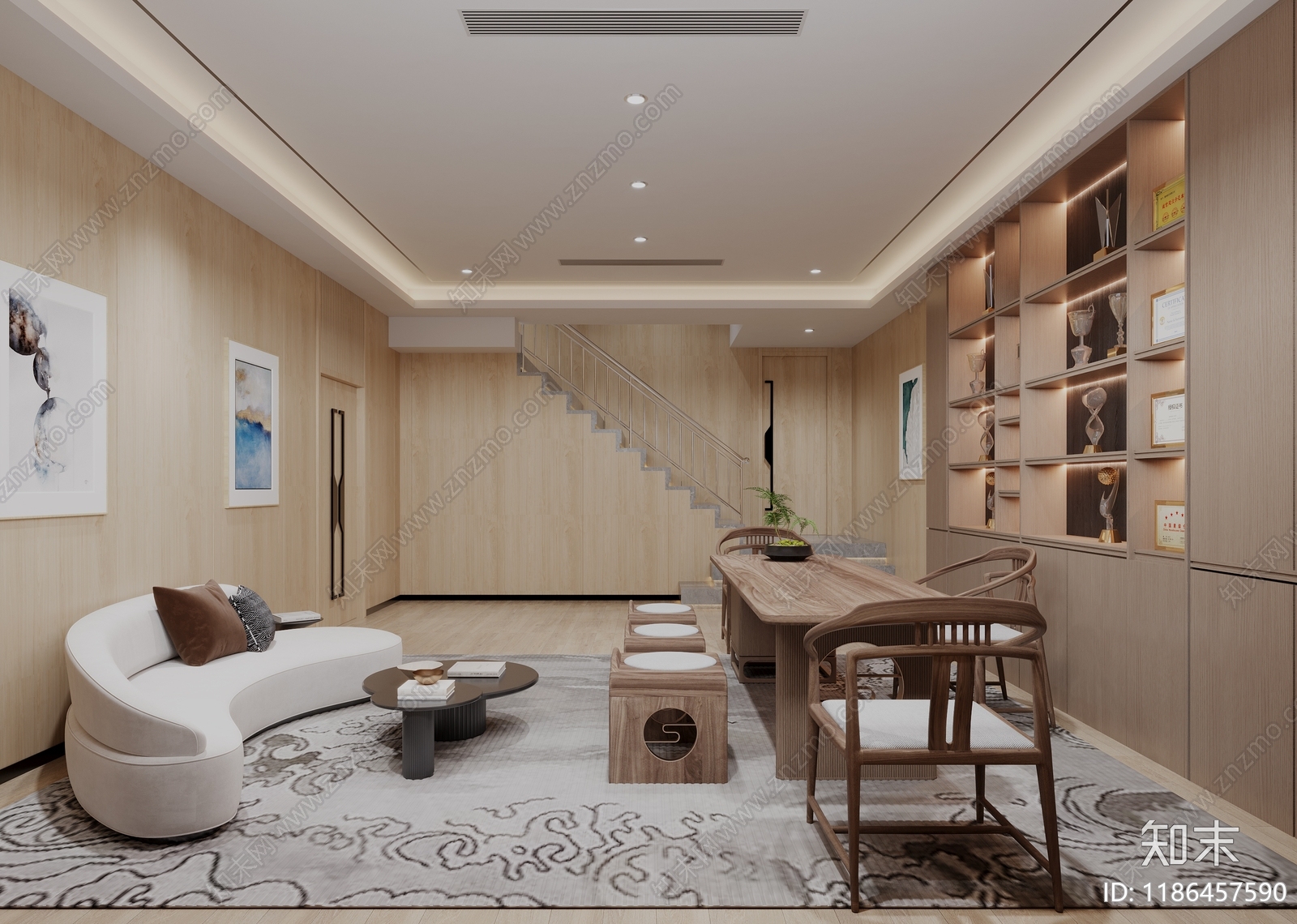 现代其他教育空间cad施工图下载【ID:1186457590】