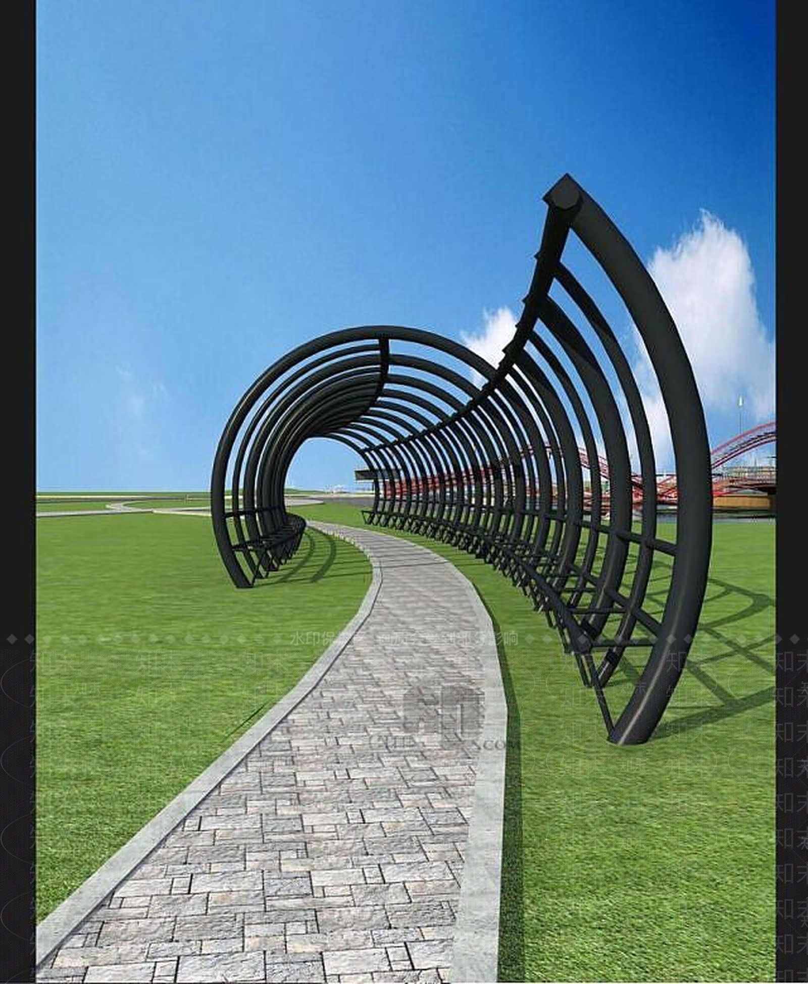 现代其他景观小品3D模型下载【ID:1187862296】