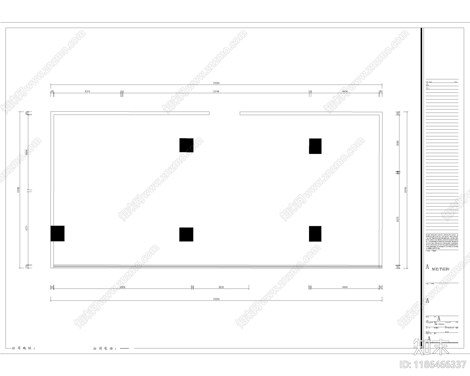 现代整体办公空间cad施工图下载【ID:1186466337】