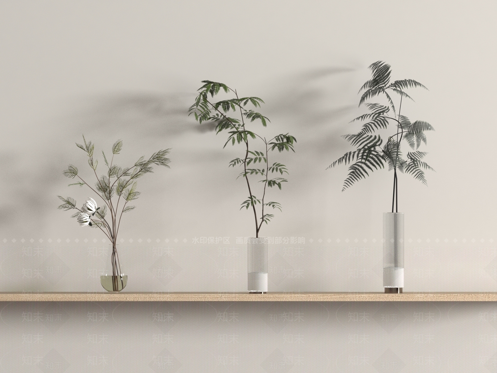 水生植物3D模型下载【ID:1186467252】