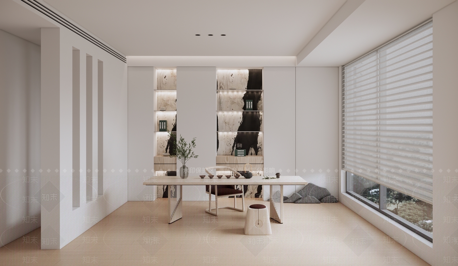 现代茶室SU模型下载【ID:1186473805】