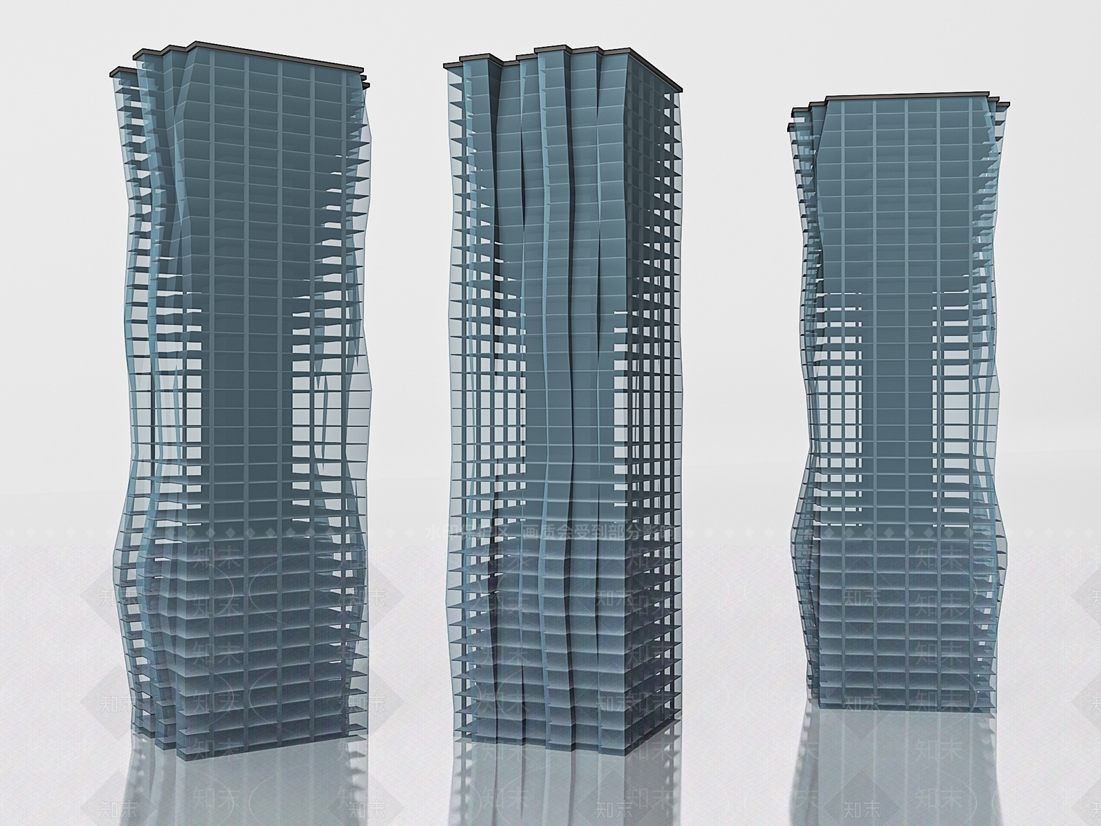 现代办公楼3D模型下载【ID:1186474091】